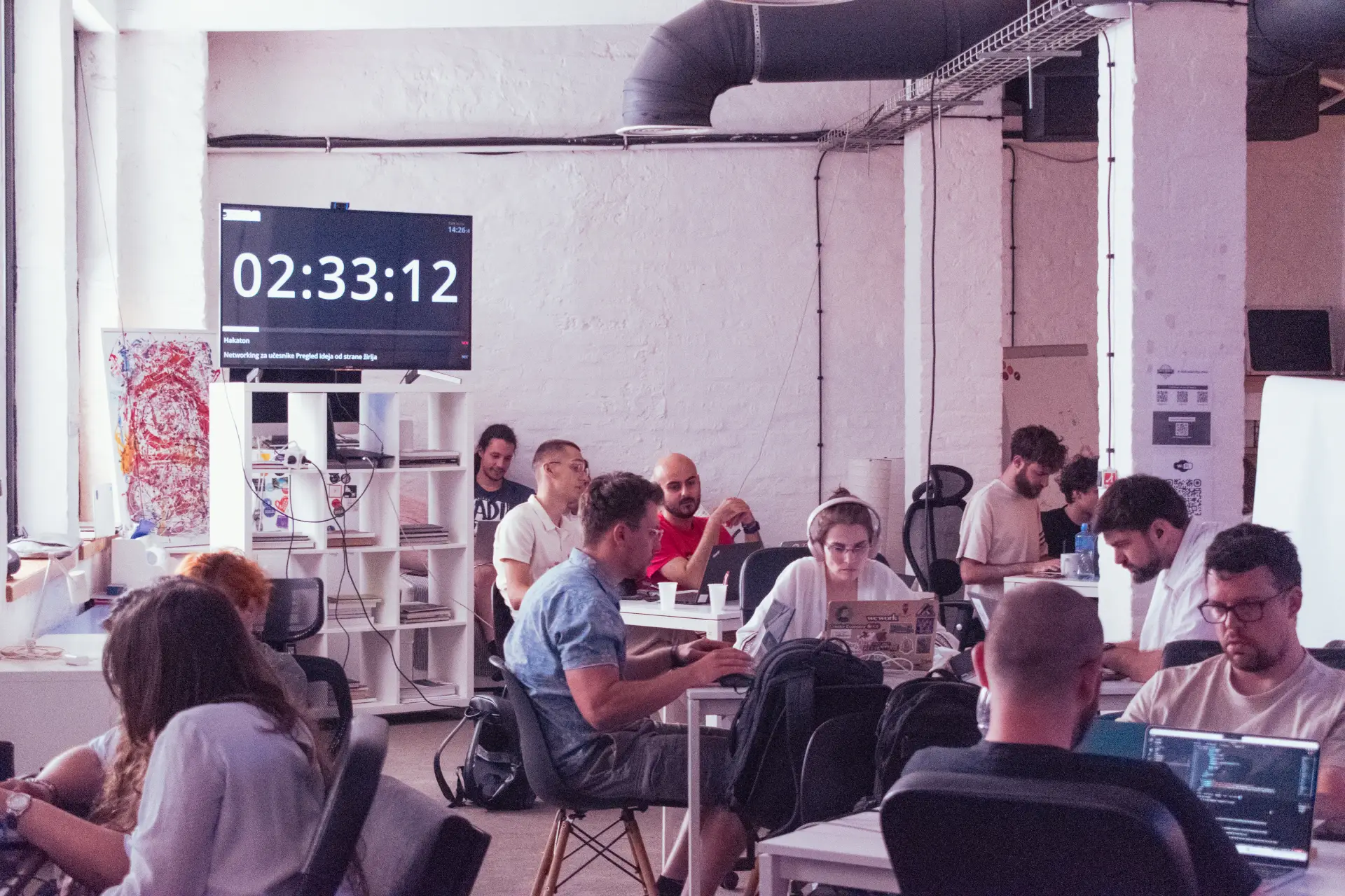 Timovi tokom AI Vibe Coding hakatona